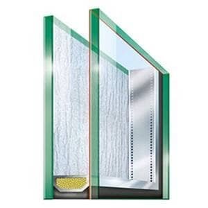 Double vitrage de 4 mm + 1 face imprimée